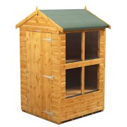 Power 4x4 Apex Potting Shed - Single Door